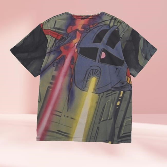 Strict-G X Universal Overall Mobile Suit Gundam Last Shooting Panel Classic Shirt