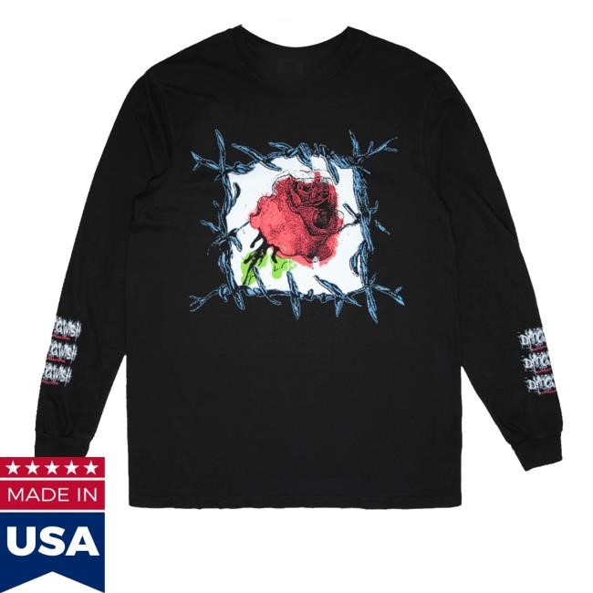 Dying Wish Merch Dying Wish Rose Tee Shirt