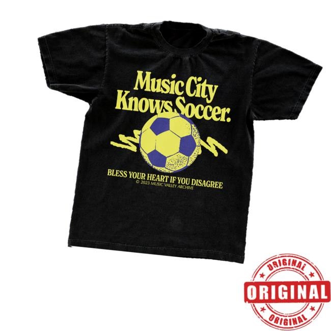 Music Valley Archive Merch Music City Knows Soccer Classic Shirt