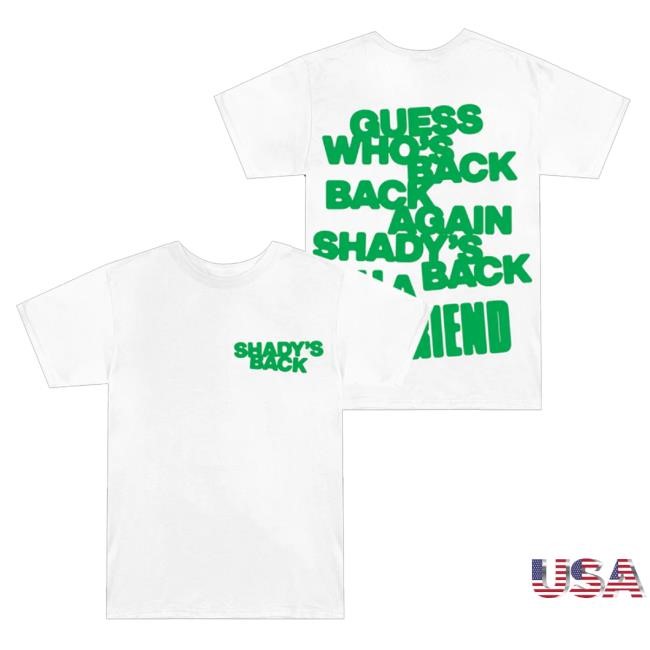 Eminem Merch The Eminem Show Shady's Back T-Shirt