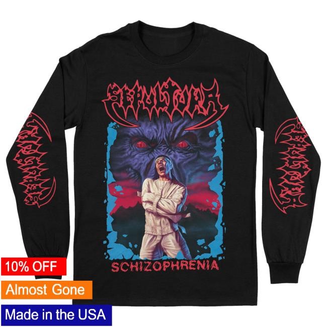 Sepultura Merch Schizophrenia Longsleeves Shirt