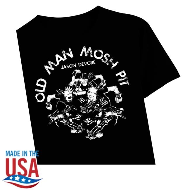 Jason Devore Art Merch Old Man Mosh Pit Sweater