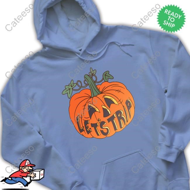 Let's Trip Pumpkin Halloween Crewneck Sweatshirt