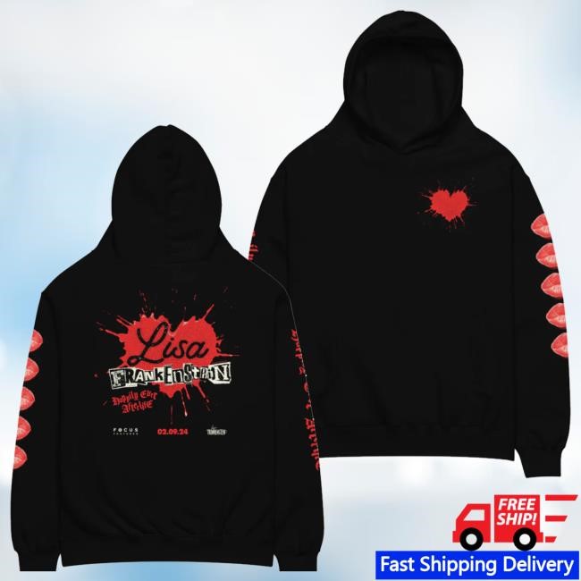 Official Nbc Store Merch Lisa Frankenstein Oversized Long Sleeve Shirt Official Nbc Store Merch Lisa Frankenstein Oversized Sweatshirt