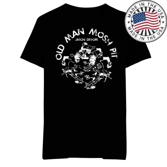Jason Devore Art Merch Store Shop Old Man Mosh Pit Sweaters