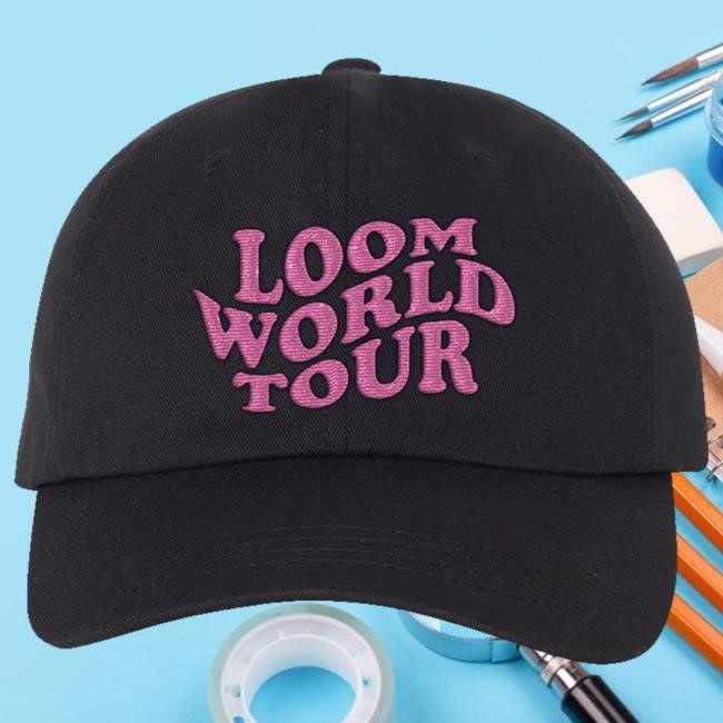 Official Imagine Dragons Music Merch Store Loom Dad Hat With/ Pink Embroidery bucket hat