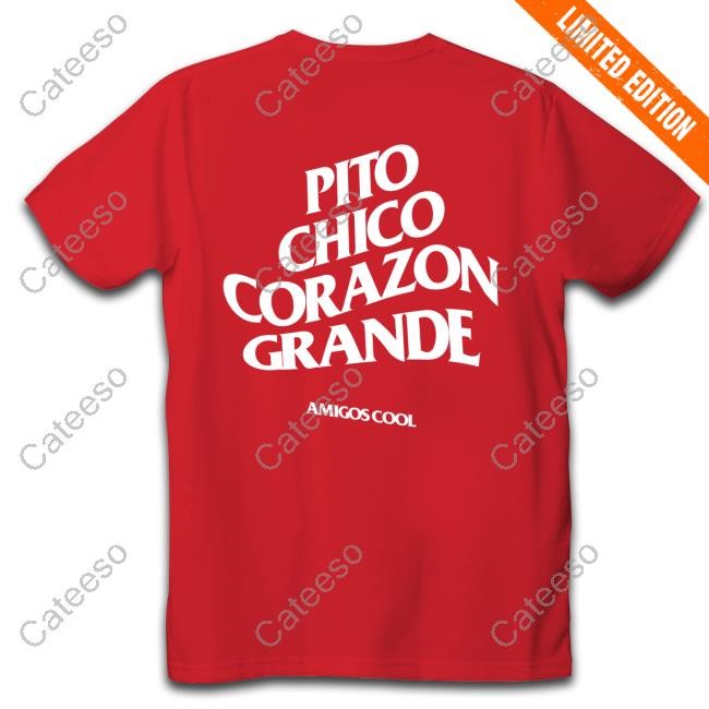 Pito Chico Corazon Grande Amigos Cool T Shirt