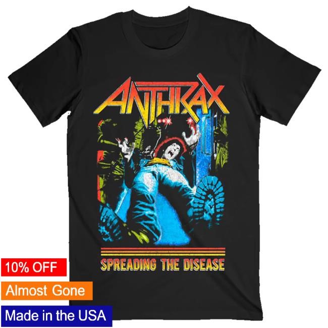 Official Anthrax Merch Spreading The Disease Vintage Crewneck Sweatshirt