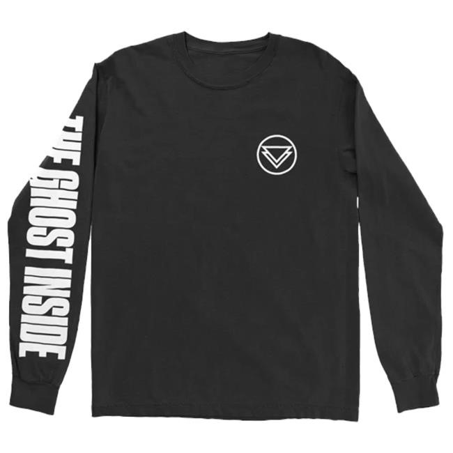 Official The Ghost Inside Merch Tracklist Long Sleeve Tee (Black) T-Shirt