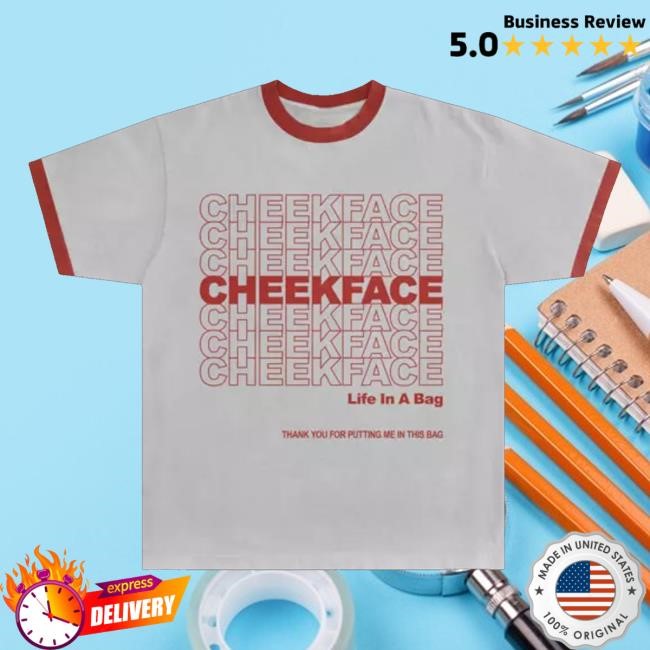 Cheekface Merch Store Cheekbag Ringer Shirt
