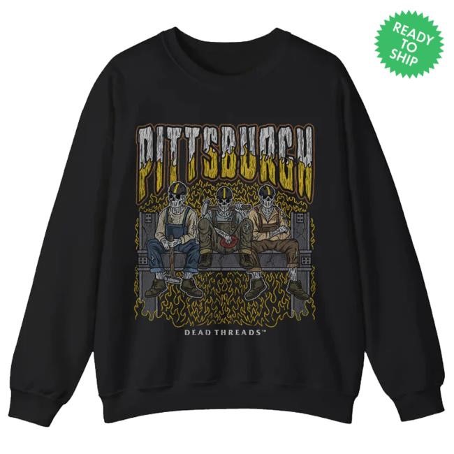 Official Dead Threads Merch Pittsburgh Football t-shirt, hoodie, tank top, sweater and long sleeve t-shirt