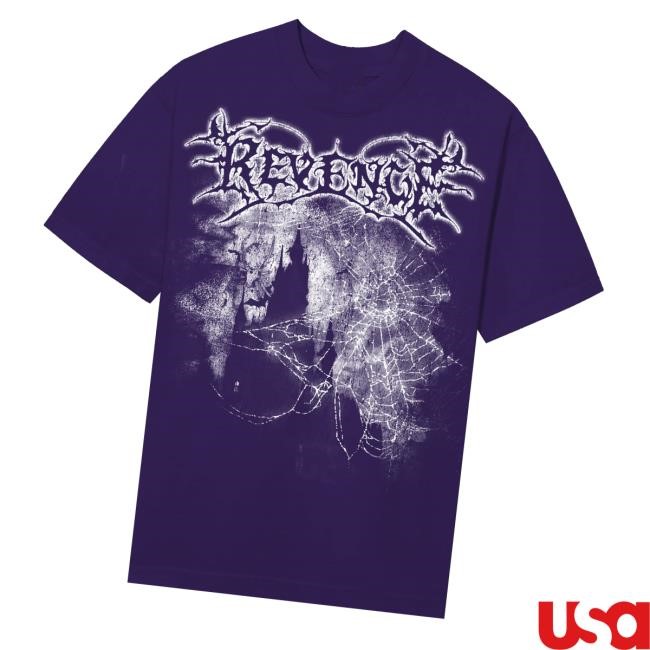 Revenge Merch Castle Purple Hoodie