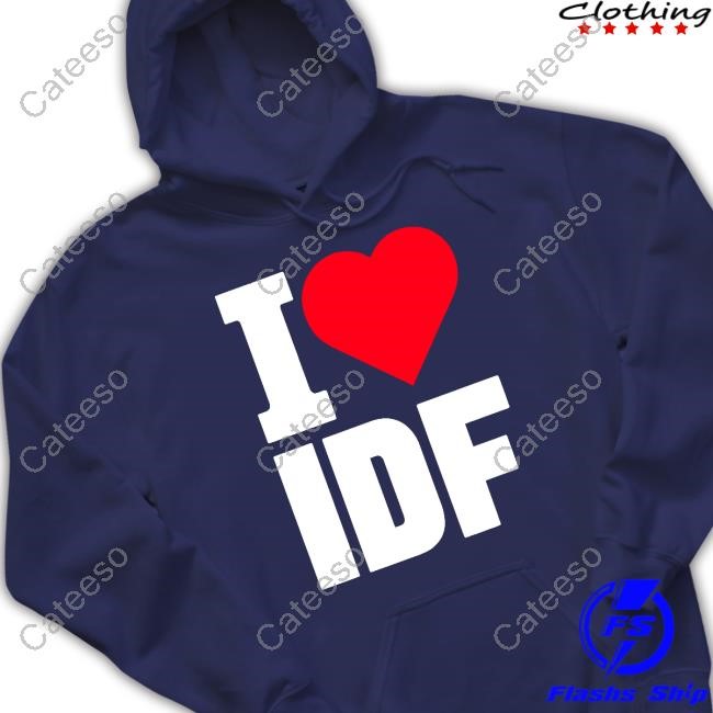 I Love Idf Tee Israelheart