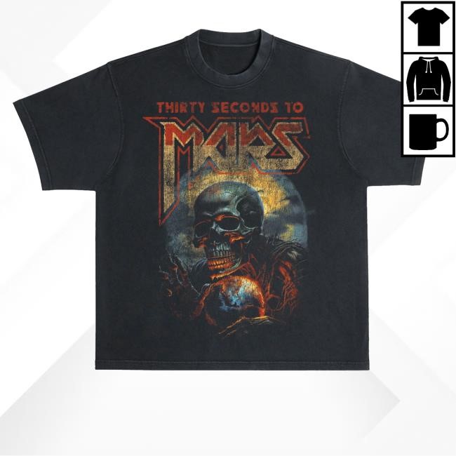 Thirty Seconds To Mars Seasons Tour 2024 Vintage Mars Long Sleeve T Shirt