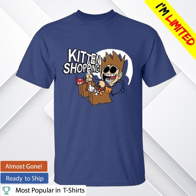 Eddsworld Merch Eddsworld Kitten Shopping Long Sleeve T Shirt