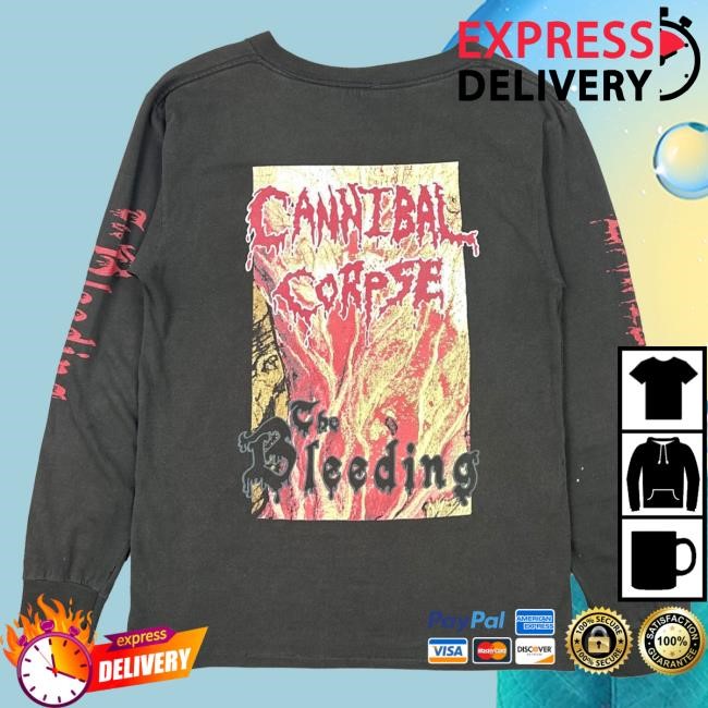 Jerks-Store Merch 1994 Cannibal Corpse Long Sleeve Crewneck Sweatshirt