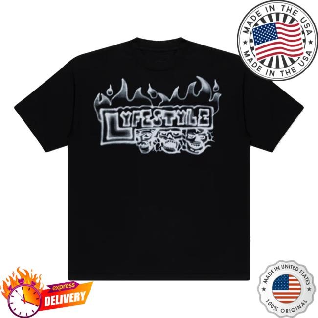 Yeat Official Store Heron Preston Lyfestyle Skull Tee