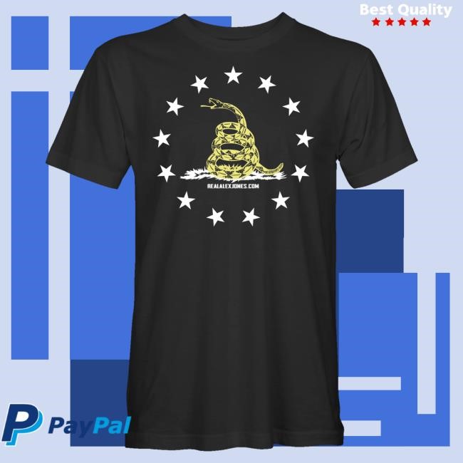 Official The Alex Jones Store Merch Shop Don't Tread On Me Circle Stars Hooded Sweatshirt Official The Alex Jones Store Merch Shop Don't Tread On Me Circle Stars Hooded Sweatshirt
