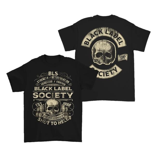 Black Label Society Merch Store Shot To Hell Sdmf T-Shirt