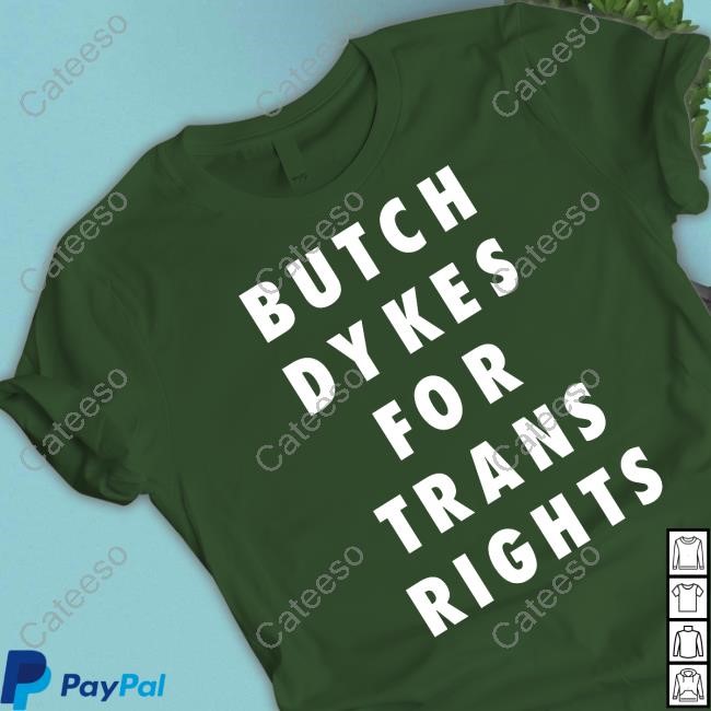 Butch Dykes For Trans Rights Crewneck Sweatshirt