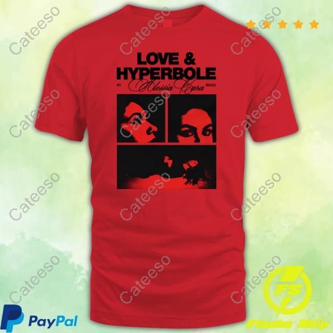 Love & Hyperbole Photo On White Tee Shirt