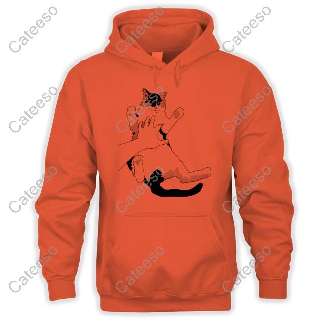 Poets Square Cats Mk Belly Rub T Shirt