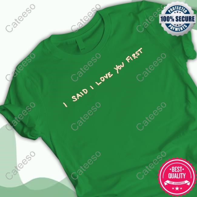 Selena Gomez I Said I Love You First Crewneck Sweatshirt