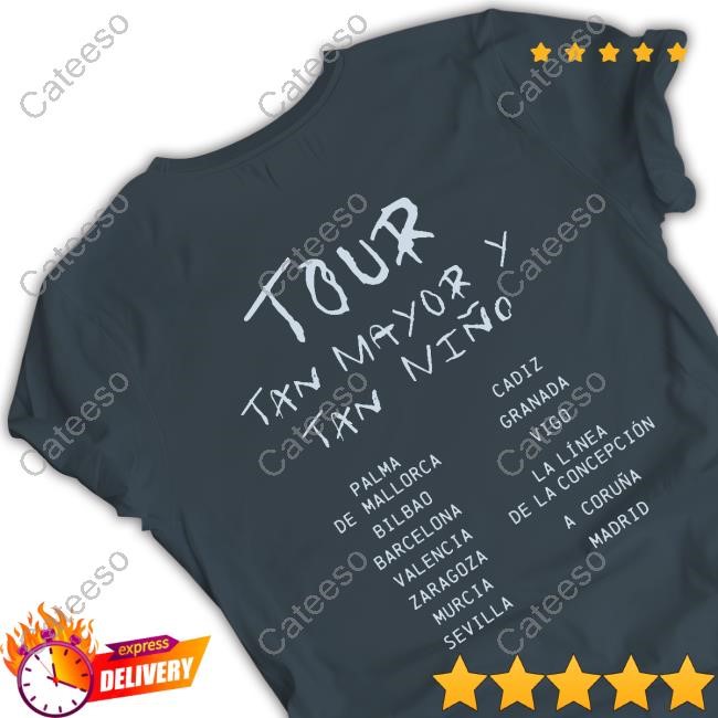 Juanjo Bona Camiseta Tan Mayor Y Tan Niño Tour Tees