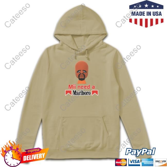 Mii Need A Cigarette Marlboro Tee Shirt Unethical Threads