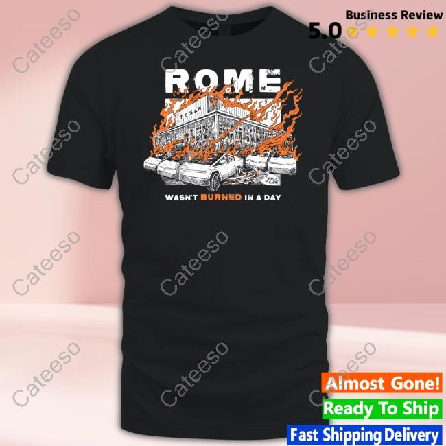 Rome Wasn't Burnt In A Day Diablo Macabre Crewneck Sweatshirt