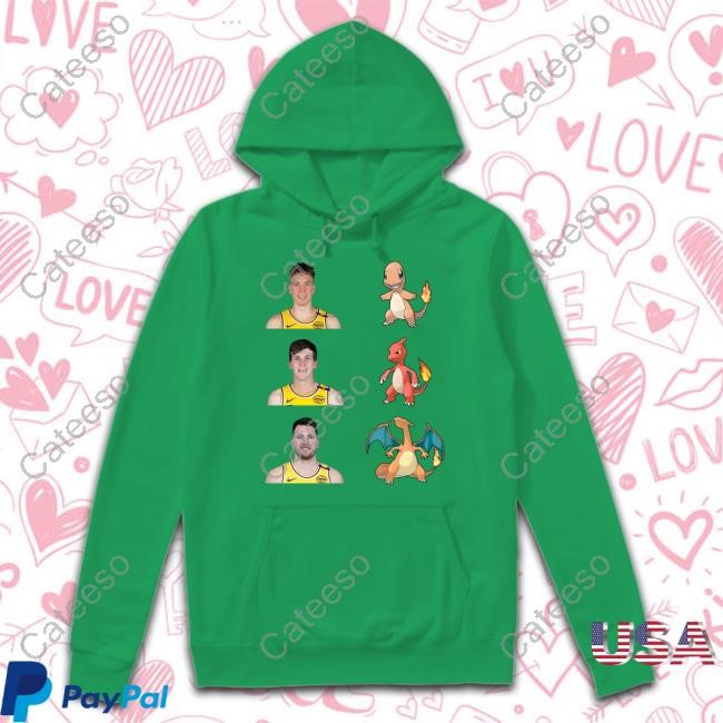Luka Wearing Pokemon Charmander Evolution Meme Sweatshirt