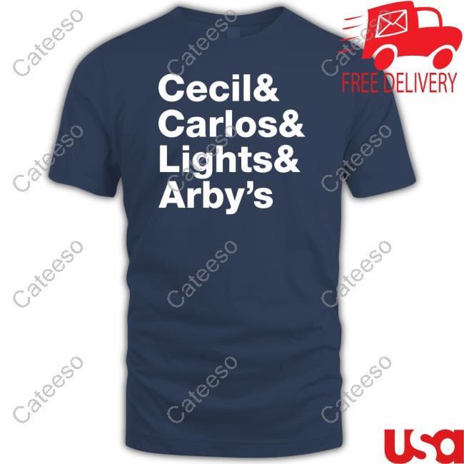 Cecil Carlos Lights Arby's Shirts