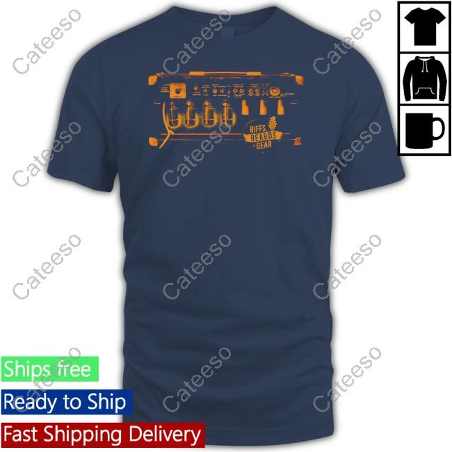 Riffs, Beards & Gear Tubes Hoodie Sweatshirt