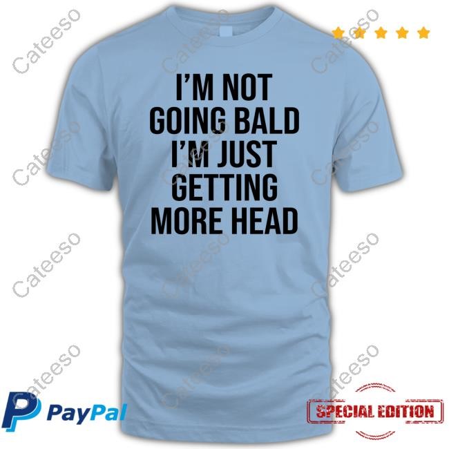 Kevin Durant Wearing I'm Not Going Bald I'm Just Getting More Head Shirts
