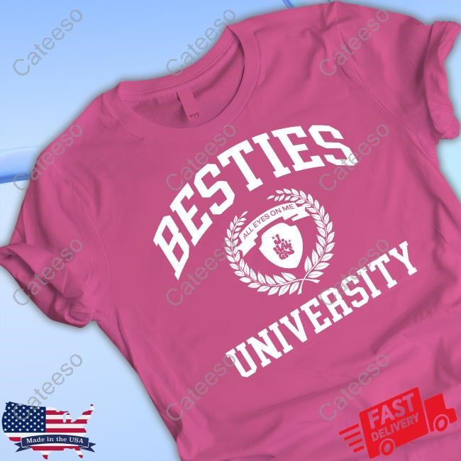 Limted Jesus Nalgas Besties University Shirt