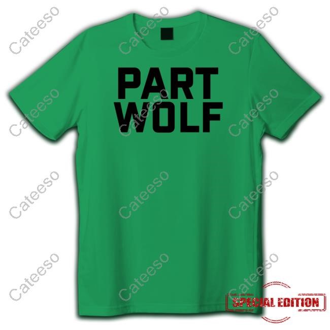 Part Wolf Hoodie Sweatshirt