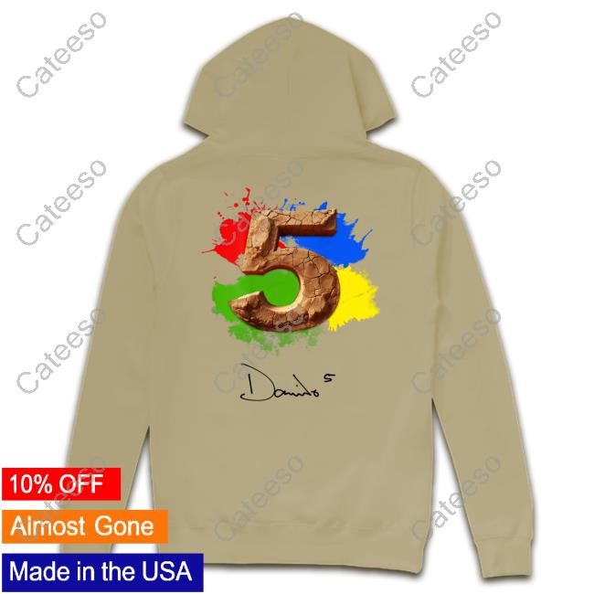 Limted Davido Black Palm Imprint Shirt