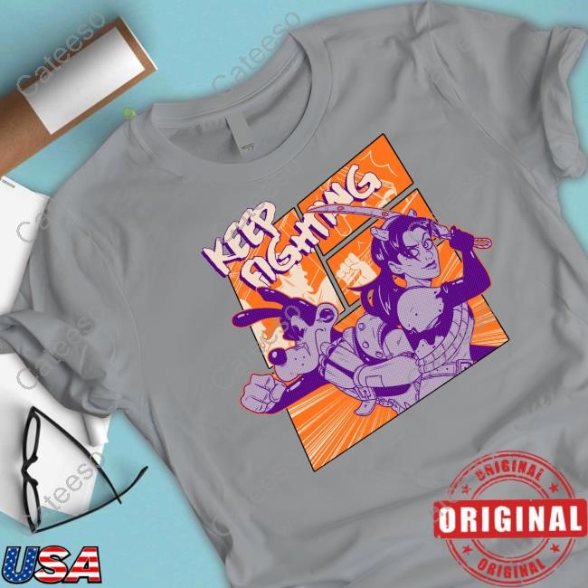 Bendy Keep Fighting Tom And Allison T-Shirt, Hoodie, Tank Top, Sweater And Long Sleeve T-Shirt