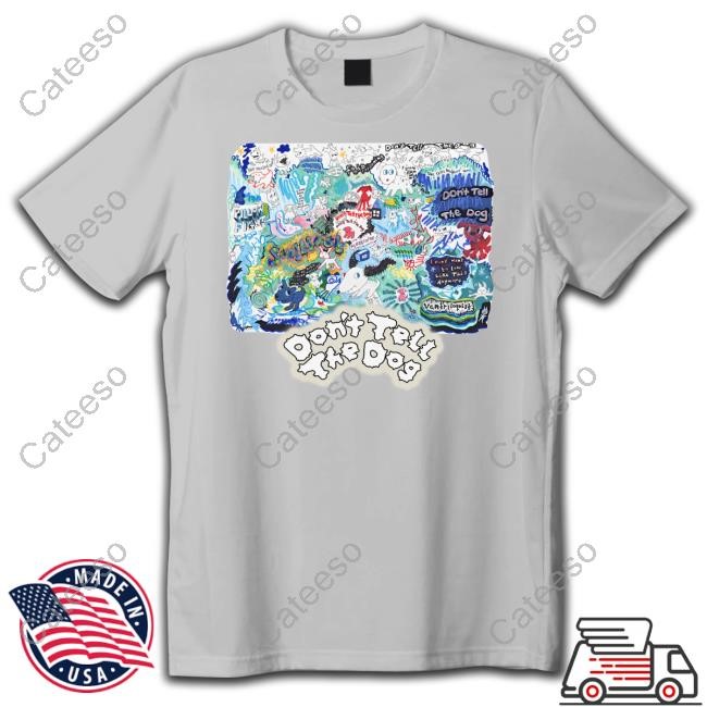 James Marriott Don't Tell The Dog Scrap Book White Sweatshirt