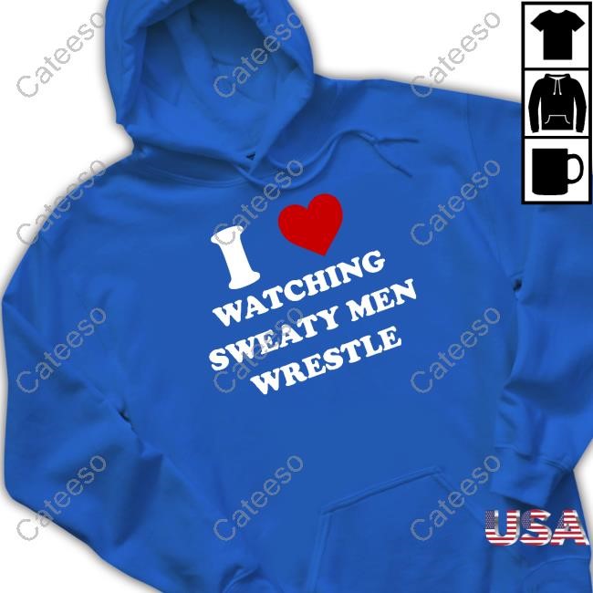 Yellowhairdpunk I Watching Sweaty Men Wrestle Shirt Yellowhairdpunk I Watching Sweaty Men Wrestle Shirt