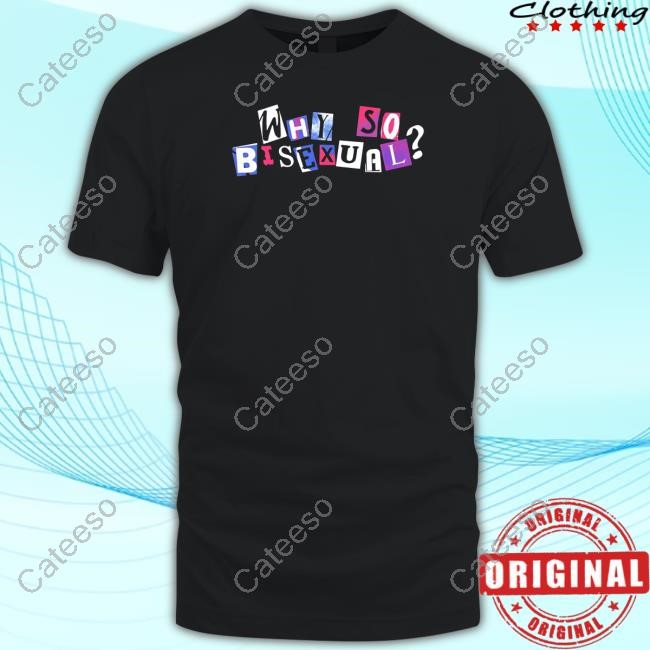 Artistsonartistsonartistsonartists Why So Bisexual Tee Artistsonartistsonartistsonartists Why So Bisexual Tee